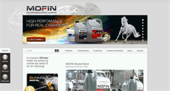 Desktop Screenshot of mofin-oil.com